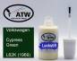 Preview: Volkswagen, Cypress Green, L62K (1969): 20ml Lackstift, von ATW Autoteile West.